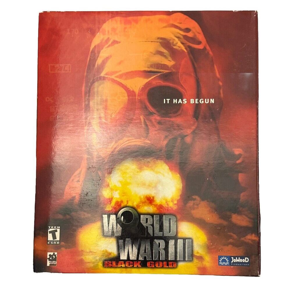 World War III Black Gold PC Game - Preowned - Complete in Original Box